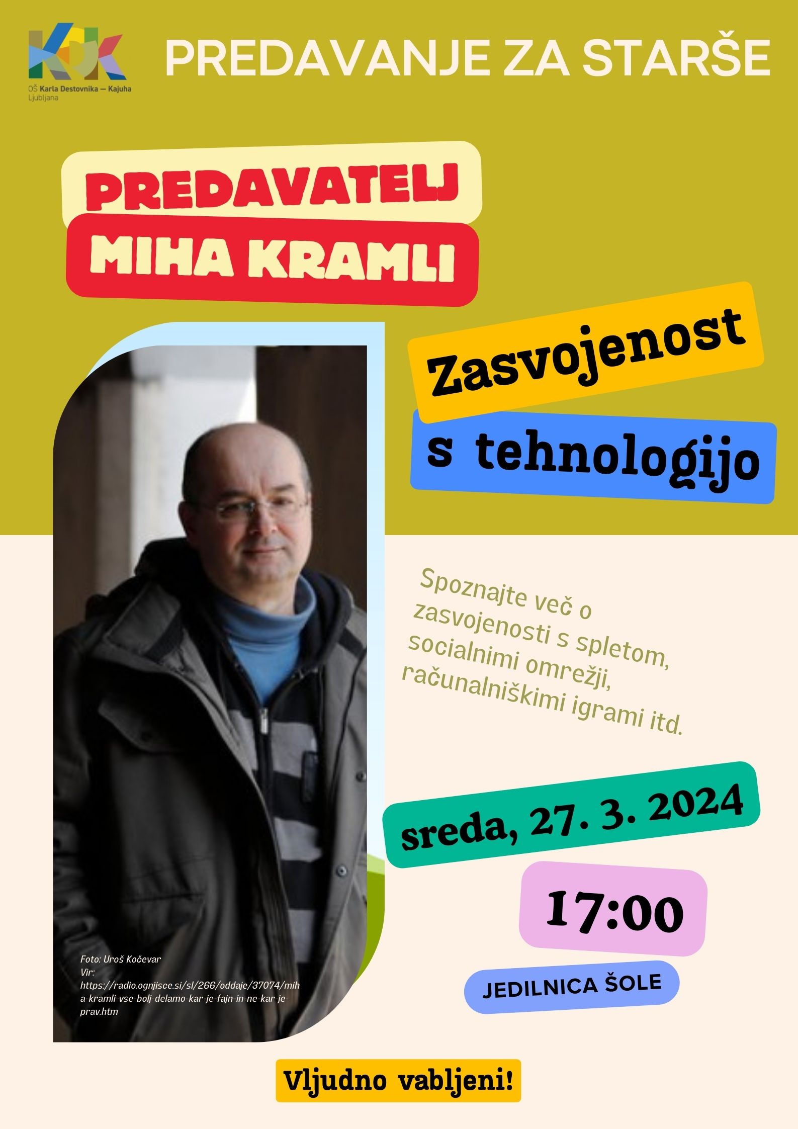 27. 3. 2024 – Predavanje za starše